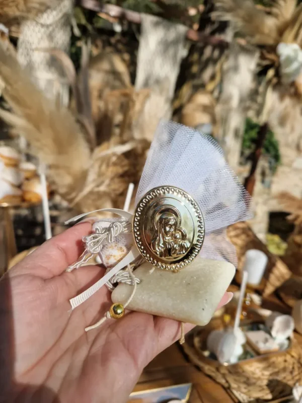 Στολισμός βάπτισης Boho