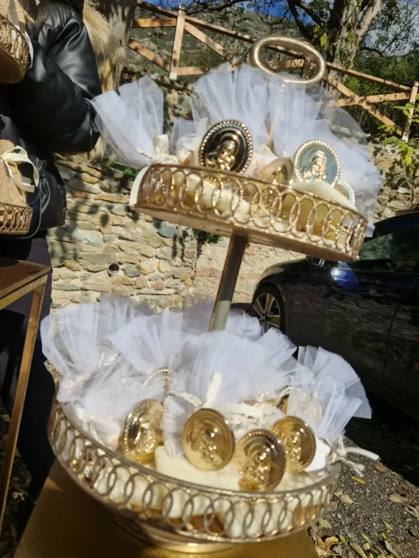 Στολισμός βάπτισης Boho